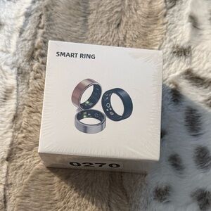 Modern Silver Smart Ring